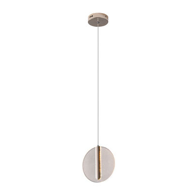 Circular Acrylic Modern LED Chandelier Creative Interior Home Attic Bedroom Bedside Study Staircase Interior Decoration