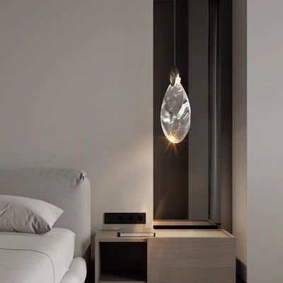 Light Luxury Modern Bedroom Bedside Lamp Living Room Creative High Grade Sense Crystal Pendant Light Simple Restaurant Bar Small Chandelier