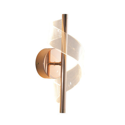 Modern Screw Shape Living Room Backdrop Wall Lamp Designer Personalized Bedside Acrylic Wall Light