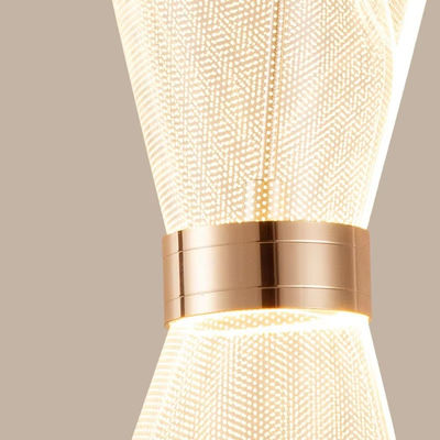 Modern Scrolling Living Room Back Wall LED Wall Lamp Bright And Transparent Bedroom Bedside Acrylic Wall Lights
