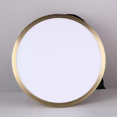 Modern Gold Body White Acrylic Shade Ceiling Lamp Living Room Round 24W 36W 54W LED Metal Ceiling Light