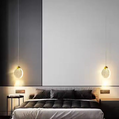 Contemporary Round Crystal Living Room Home Decorative Led Pendant Light For Hotel Living Room Staircase