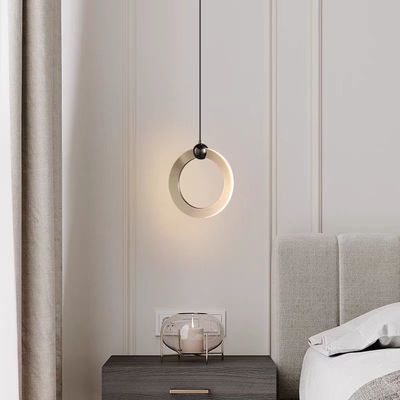 Minimalist Circled Pendant Residence Decorative Simple Modern Lamps Hotel Restaurant Dinning Bedside Cafe Bar Chandelier Light