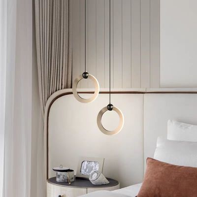 Minimalist Circled Pendant Residence Decorative Simple Modern Lamps Hotel Restaurant Dinning Bedside Cafe Bar Chandelier Light