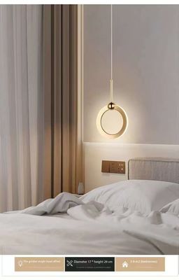 Minimalist Circled Pendant Residence Decorative Simple Modern Lamps Hotel Restaurant Dinning Bedside Cafe Bar Chandelier Light