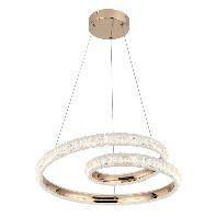 Modern Simple Italian Light Luxury Living Room Dining Room Bedroom Chandelier Ring High Level Minimalist