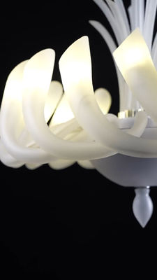 Europea Modern Chandelier Simple Home Living Room Bedroom Decorative Lighting Clear Amber Luster Shopping Mall Pendant Lamp