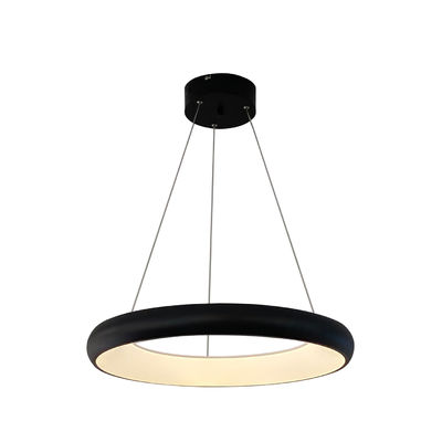 Modern Round Acrylic White Black Led Lighting for Hotel Engineering Bright Hanging Ceiling Lights