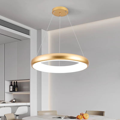Modern Round Acrylic White Black Led Lighting for Hotel Engineering Bright Hanging Ceiling Lights
