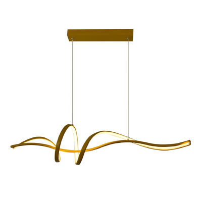 Dining Room Chandelier Fluffy Catkins Linear Italian Pendant Light Decor Luxury Dining Room Dimmable Long Strip Lamp