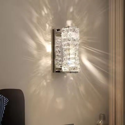 Italian Light Luxury Crystal Living Room Bedroom Master Corridor Post-modern Simple Atmosphere High-end Designer Wall Lamp