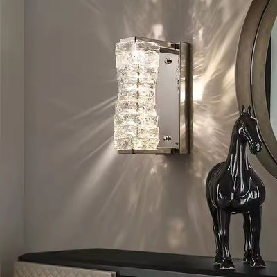 Italian Light Luxury Crystal Living Room Bedroom Master Corridor Post-modern Simple Atmosphere High-end Designer Wall Lamp