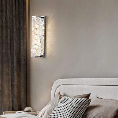 Nordic Modern Light Luxury Crystal Wall Lamp Decorations for Home Light Fixture Gold Showroom Hotel Villa Indoor LED Wall Light