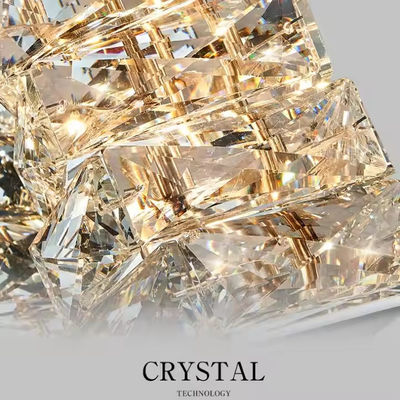 Nordic Modern Light Luxury Crystal Wall Lamp Decorations for Home Light Fixture Gold Showroom Hotel Villa Indoor LED Wall Light