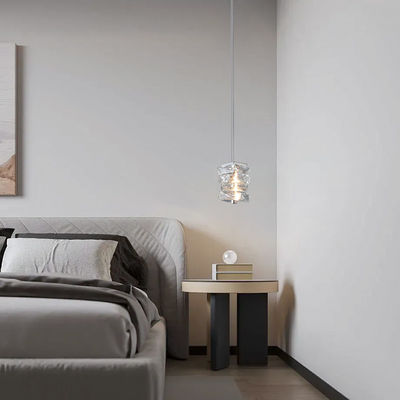 Nordic Luxury Crystal Chandelier Rectangular K9 Crystal Stainless Steel Body for Hotel Bedroom Dining Room Living Room Lobby