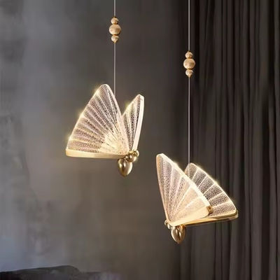Modern Luxury LED Pendant Lamp Living Room Led Decor Chandeliers Pendant Light Simple Butterfly Hanging Light