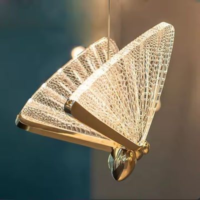 Modern Luxury LED Pendant Lamp Living Room Led Decor Chandeliers Pendant Light Simple Butterfly Hanging Light