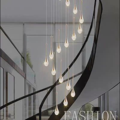Internet Celebrity Small Waist Chandelier Elegant Lighting for Penthouse Living Room