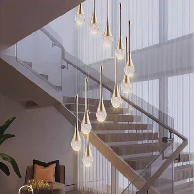 Internet Celebrity Small Waist Chandelier Elegant Lighting for Penthouse Living Room