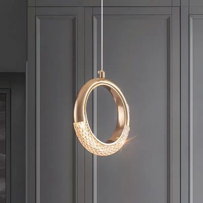 Postmodern Light Luxury Pendant Light For Bedroom Staircase And Dining Table 50000 Hours Lifespan Aluminum Acrylic Material