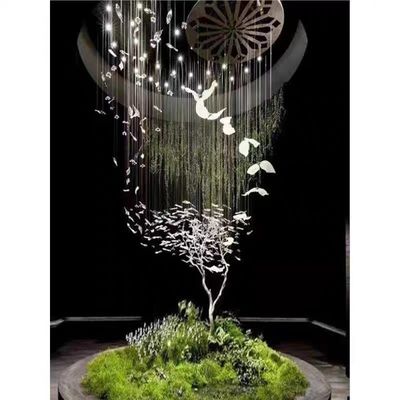 Nordic Creative White Ceramic Butterfly Living Room Chandelier Simple Modern Dining Room Stairs Bedroom Villa Ceramic Lamps
