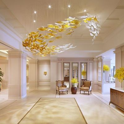 Sales Office Sandbox Lamp Crystal Simple Modern Art Pendant Lamp Glazed Living Room Lamp Hotel Lobby Non-standard Lamp