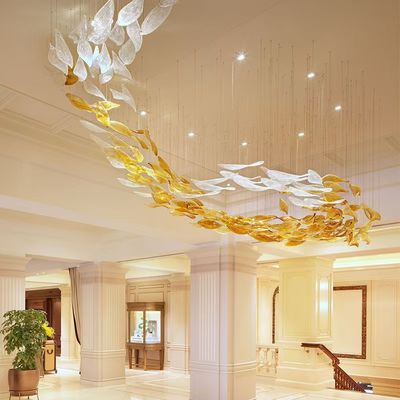 Sales Office Sandbox Lamp Crystal Simple Modern Art Pendant Lamp Glazed Living Room Lamp Hotel Lobby Non-standard Lamp