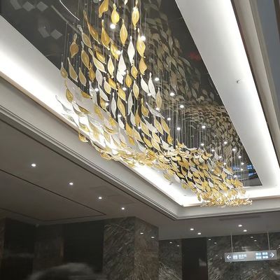 Sales Office Sandbox Lamp Crystal Simple Modern Art Pendant Lamp Glazed Living Room Lamp Hotel Lobby Non-standard Lamp