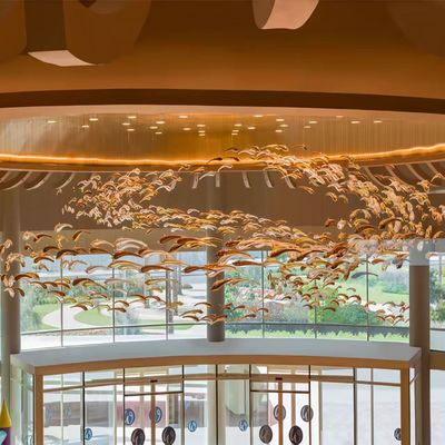 Custom Fish Shaped Decoration Sales Department Sand Table Chandeling Creative Modeling Shopping Mall Restaurant Hot Pot Restaurant Non-standard Engineering Lamps