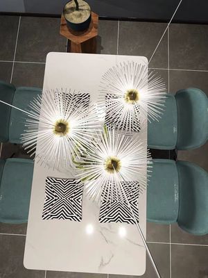 Duplex Villa Banquet Hall Hotel Lobby Dandelion Modeling Lamps Sales Department Hollow Art Non-standard Lamps