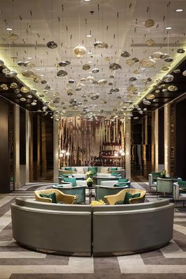 Custom Non-Standard Cobblestone Glass Chandelier Hotel Lobby Sand Table Shape Atmoseric Lamp Sales Chandeliers Pendant Lights