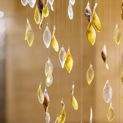 Handmade Modern Round Blown Glass Pendant Lighting Easy Hanging Switch For Hotel Villa Ceiling Decor Restaurants