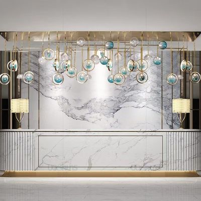 Custom Acrylic Glass Cross Matrix Villas Decorated Hall Atrium Club End Lighting Lamps And Lanterns With Other Control Mode