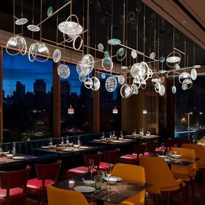 Custom Acrylic Glass Cross Matrix Villas Decorated Hall Atrium Club End Lighting Lamps And Lanterns With Other Control Mode