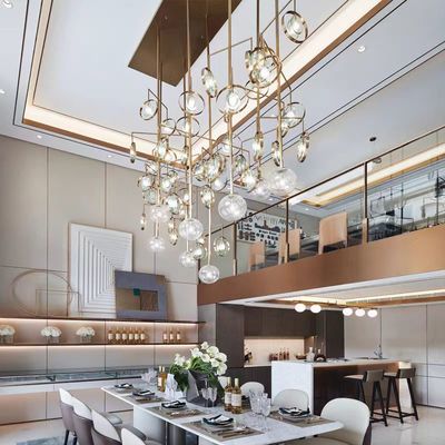 Custom Acrylic Glass Cross Matrix Villas Decorated Hall Atrium Club End Lighting Lamps And Lanterns With Other Control Mode
