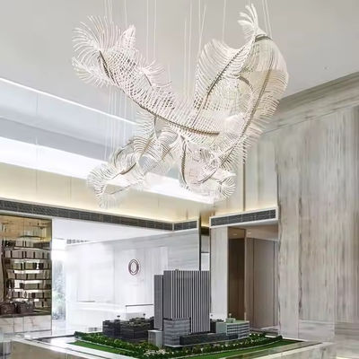 Control Mode Remote Control LED Chandelier For Villa Staircase And Club KTV