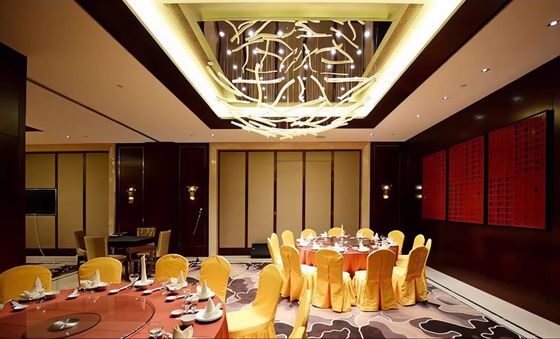 Villa KTV Hotel Lobby Chandelier With Unique Irregular Shape And Remote Control