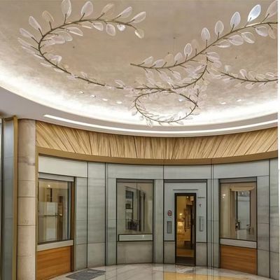 Customizable Large Hall Chandelier Hotel Lobby Lamp Jewelry Store Exhibition Hall Lamp Club Banquet Hall Creative Tree-Branch Shape Lamp Restaurant Porch Lamp
