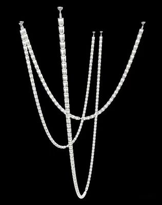 Modern Crystal Chandelier 6 M Pearl Necklace Chandelier Luxury For Living Room