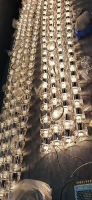 Tailor Made Rose Gold Crystal Ribbon Chandelier Modern European Wedding Banquet Art Decoration Light Fixture