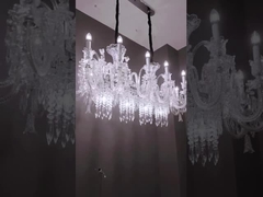 High-End Kristallkerzen-Kronleuchter