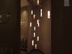 Art Deco-Kronleuchter Moderne Kunst Glas-Kronleuchter