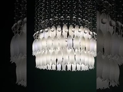 Glasblumendeckenleuchte