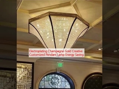 Galvanisierungschampagne gold creative customized pendant-Lampen-Energieeinsparung