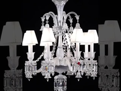 K9 Crystal Candle Chandelier Pendant Light nicht rostender Spiegel ODM, der Effekt schneidet