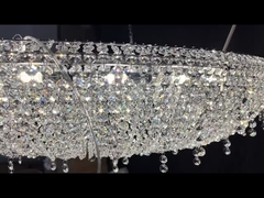 Decken LED Moderne Kristall Luxus Kronleuchter Zuhause Anhänger Licht