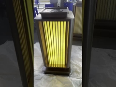 Maßgeschneiderte moderne Luxus-Große Hochdecke mehrfarbige hängende Glas Kristallglas-Kronleuchter für