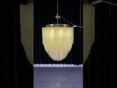 Individuelles Projekt Innendekoration Hotel Villa Home Shop Ginkgo-Blatt-Keramik-Hängeleuchte