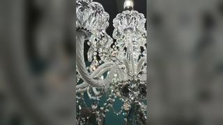 Kundenspezifische moderne Blattglas-Pendelleuchten Villa Hotel Lobby Projekt Textur verdreht