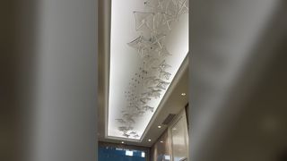Moderne Luxus LED Anhänger Lampe Wohnzimmer Led Dekor Kronleuchter Anhänger Licht Einfache Schmetterling Hängen